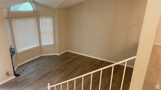 4005 S 4050 W, West Valley City, UT 84120 - additional living space with wood finished floors, vaulted ceiling, and baseboards
