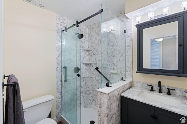 1516 N Willow Valley Dr W, Centerville, UT 84014 - full bath with a stall shower, toilet, and vanity