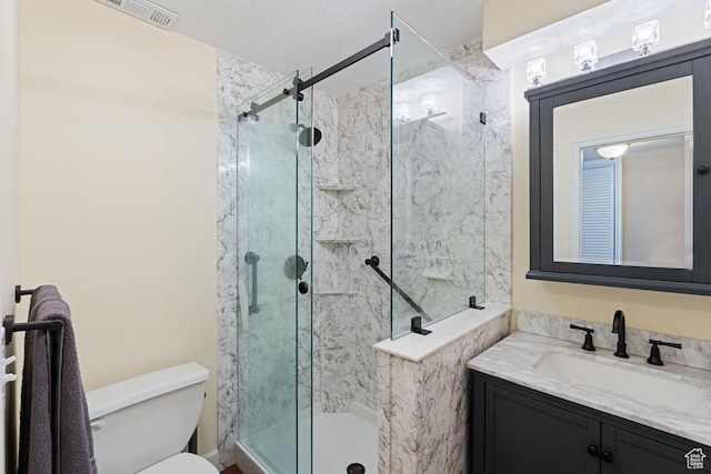 1516 N Willow Valley Dr W, Centerville, UT 84014 - full bathroom with a stall shower, toilet, and vanity