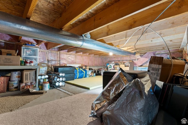 1516 N Willow Valley Dr W, Centerville, UT 84014 - view of unfinished below grade area
