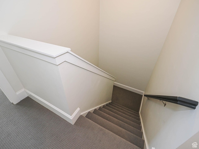 104 S Summer Breeze Ln W, Layton, UT 84041 - stairs featuring carpet flooring and baseboards