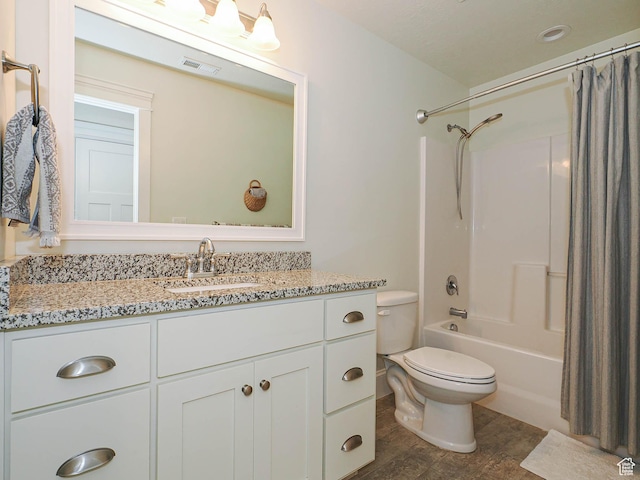 104 S Summer Breeze Ln W, Layton, UT 84041 - bathroom featuring vanity, toilet, and shower / bath combination with curtain