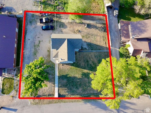 59 E 300 N, Ephraim, UT 84627 - aerial view of property's location with property boundaries highlighted