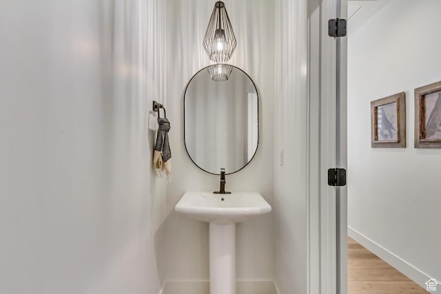 864 S 1260 W Unit 129, Heber City, UT 84032 - bathroom with baseboards and wood finished floors
