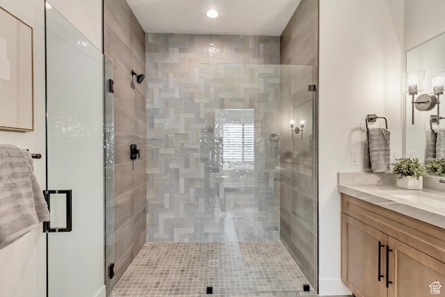 864 S 1260 W Unit 129, Heber City, UT 84032 - bathroom featuring a shower stall and vanity