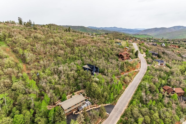 7189 N Hitching Post Dr W, Park City, UT 84098 - bird's eye view of a mountain backdrop and a forest
