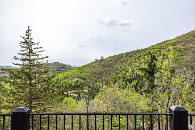7189 N Hitching Post Dr W, Park City, UT 84098 - view of mountain background with a forest