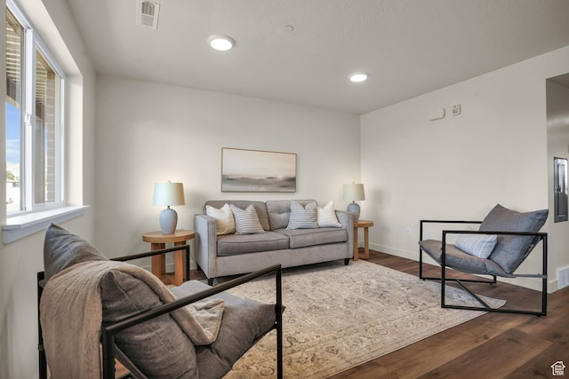 450 W Main St Unit 16, Santaquin, UT 84655 - living room with recessed lighting, baseboards, and wood finished floors