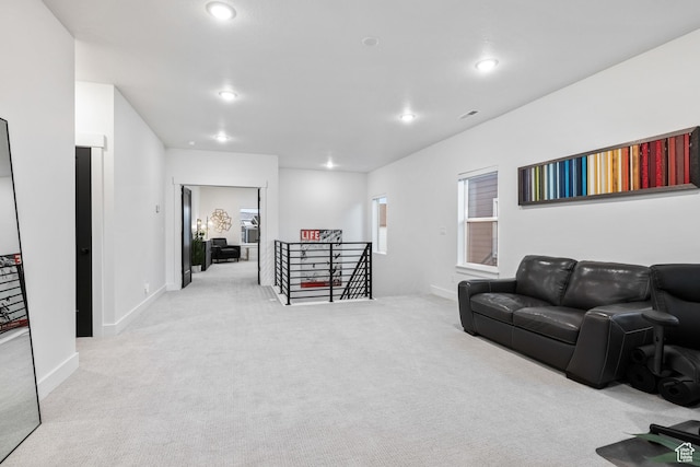 6592 Purple Poppy Ln Unit 117, Park City, UT 84098 - living room with carpet, recessed lighting, and baseboards