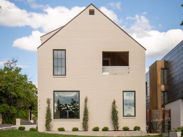 520 N H St E, Salt Lake City, UT 84103 - view of property exterior with brick siding