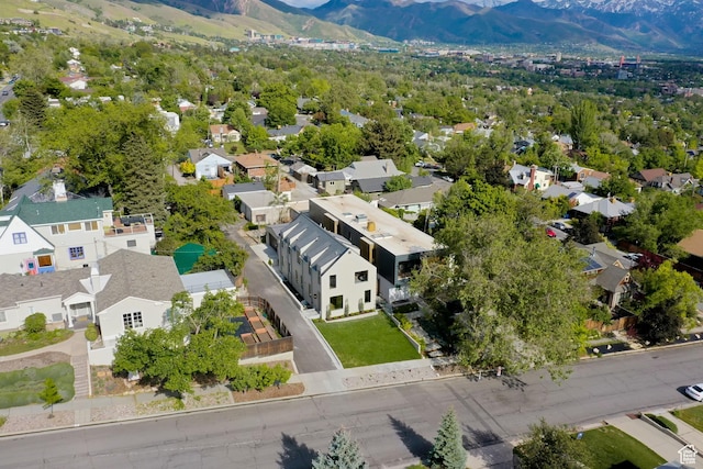 520 N H St E, Salt Lake City, UT 84103 - aerial view of residential area featuring mountains