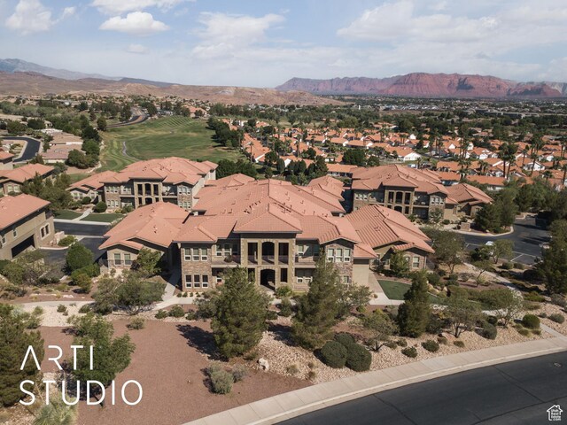 280 S Luce Del Sol Dr Unit 316, St George, UT 84770 - aerial view of residential area featuring a mountainous background