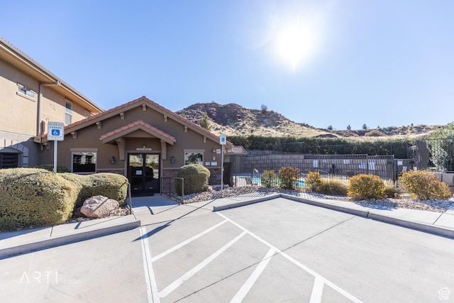 280 S Luce Del Sol Dr Unit 316, St George, UT 84770 - view of patio / terrace featuring a mountain view
