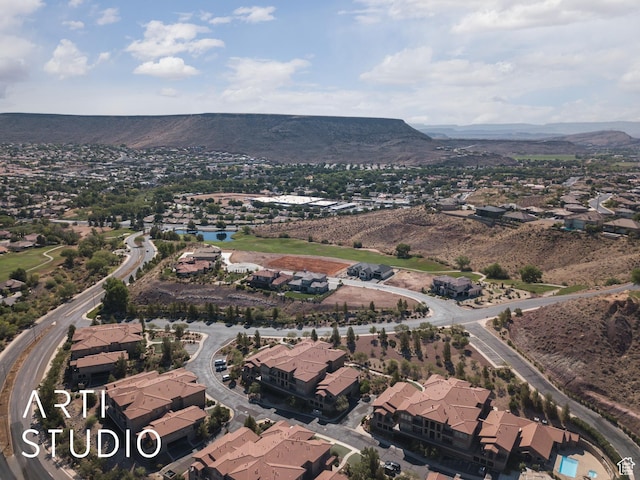 280 S Luce Del Sol Dr Unit 316, St George, UT 84770 - aerial overview of property's location featuring mountains and nearby suburban area