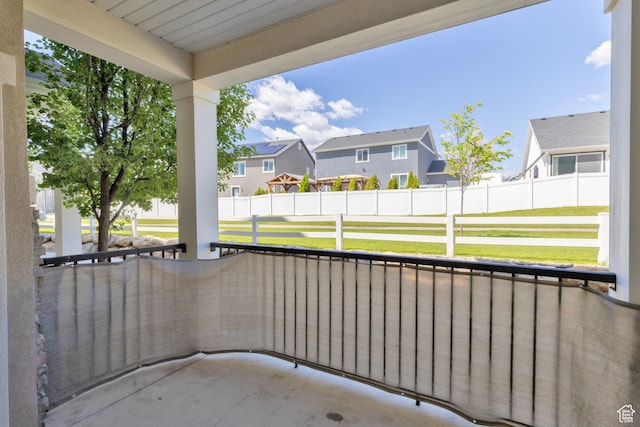 13092 S Tortola Dr Unit 101, Herriman, UT 84096 - view of patio / terrace featuring a residential view