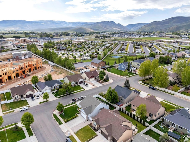 488 E Acord Way, Heber City, UT 84032 - aerial perspective of suburban area with mountains