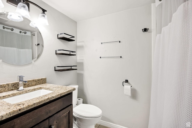 304 N 1000 E, Hyde Park, UT 84318 - bathroom featuring toilet, vanity, and a shower with shower curtain