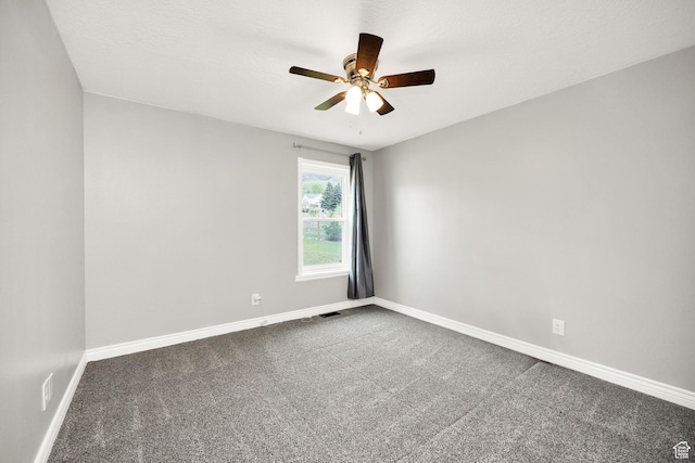 304 N 1000 E, Hyde Park, UT 84318 - carpeted spare room with baseboards and a ceiling fan