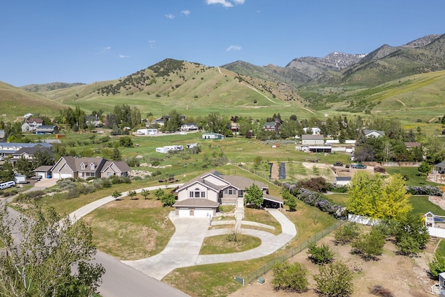 304 N 1000 E, Hyde Park, UT 84318 - aerial view of residential area with mountains