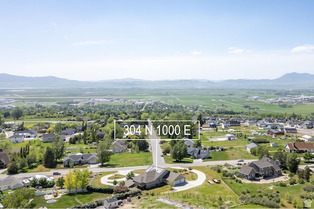 304 N 1000 E, Hyde Park, UT 84318 - aerial perspective of suburban area with a mountainous background