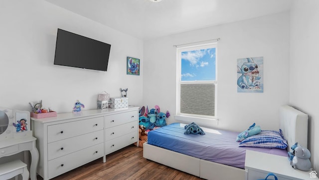 5241 W S Jordan Pkwy, South Jordan, UT 84009 - bedroom with dark wood-style floors