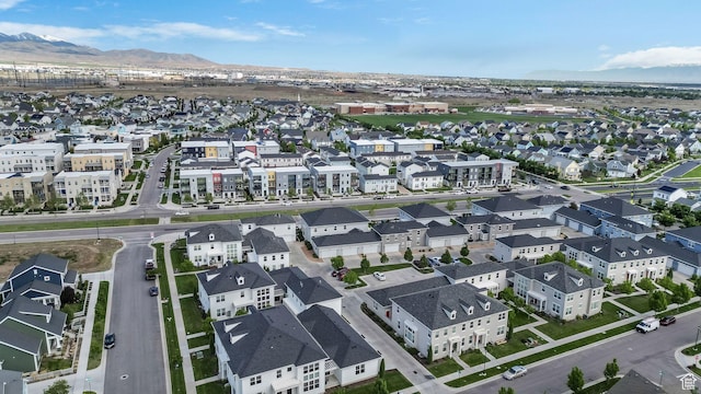 5241 W S Jordan Pkwy, South Jordan, UT 84009 - aerial view of residential area featuring a mountain backdrop