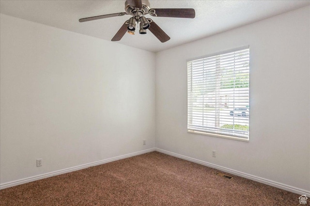 432 S 755 E, Layton, UT 84041 - unfurnished room featuring carpet flooring, healthy amount of natural light, ceiling fan, and baseboards