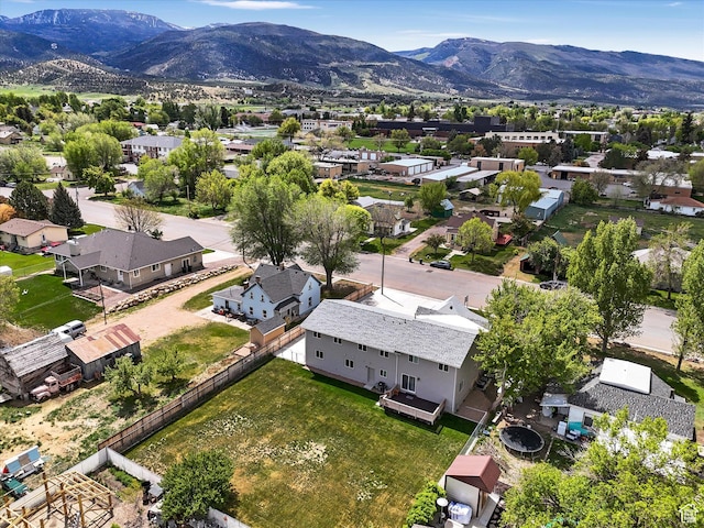 223 E 200 N, Ephraim, UT 84627 - aerial perspective of suburban area with a mountainous background