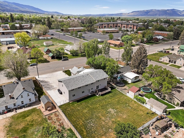 223 E 200 N, Ephraim, UT 84627 - aerial perspective of suburban area featuring a mountainous background