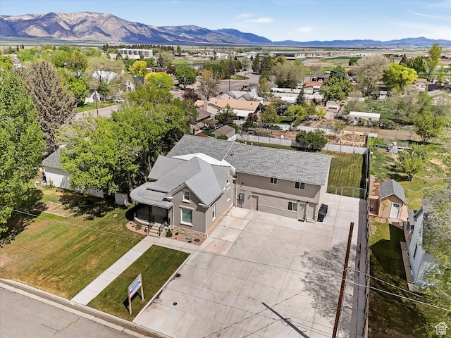 223 E 200 N, Ephraim, UT 84627 - aerial view of residential area featuring a mountain backdrop
