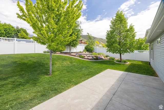 818 S 560 E, Providence, UT 84332 - view of yard with a patio and a mountain view