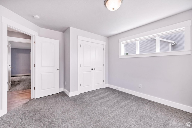 818 S 560 E, Providence, UT 84332 - unfurnished bedroom featuring carpet flooring, baseboards, and a closet