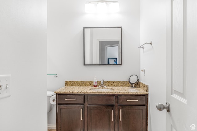 839 W Jordan Oaks Ct S, Sandy, UT 84070 - bathroom featuring vanity and toilet