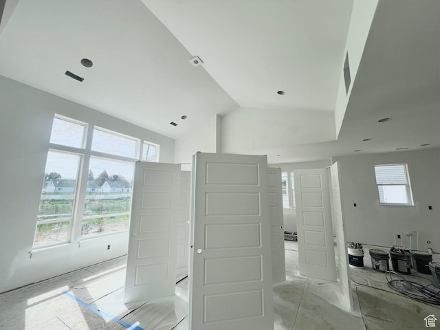1409 Geer, Mccammon, ID 83250 - bathroom featuring healthy amount of natural light and vaulted ceiling