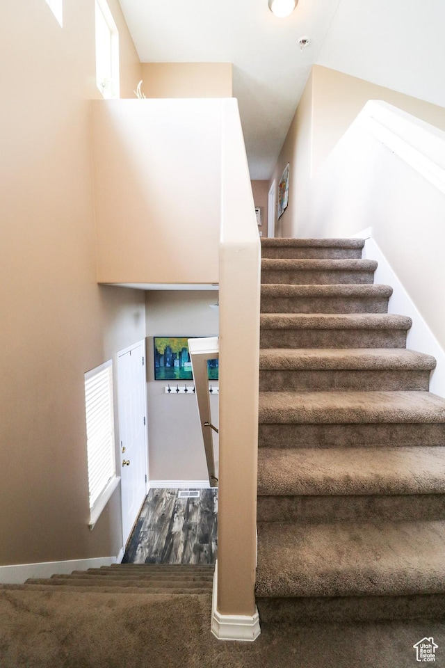 6466 W 8375 S, West Jordan, UT 84081 - stairs with carpet floors