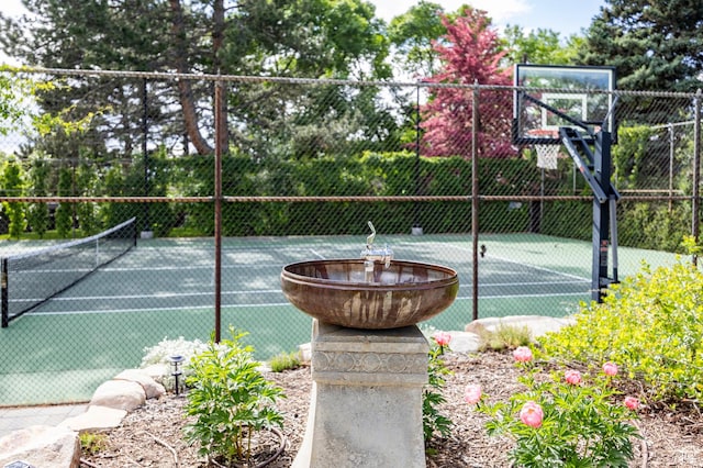 2262 E 1700 S, Salt Lake City, UT 84108 - view of tennis court featuring community basketball court