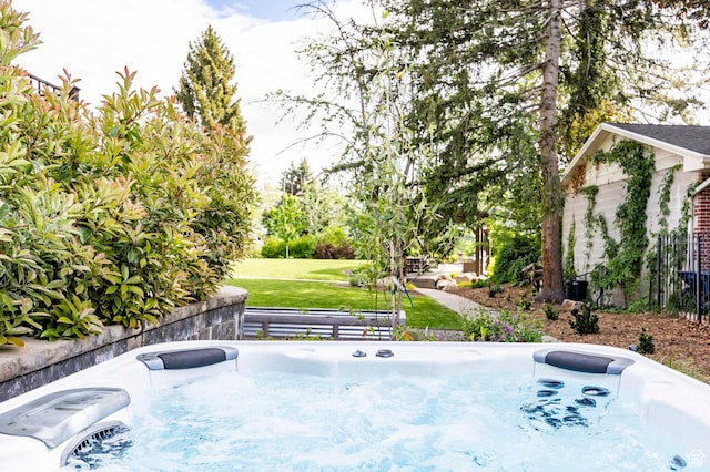 2262 E 1700 S, Salt Lake City, UT 84108 - view of swimming pool with a hot tub