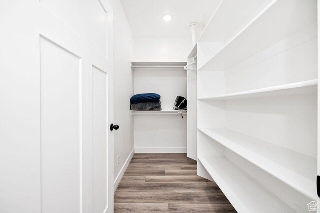670 N Lake Sight Dr, Garden City, UT 84028 - spacious closet featuring wood finished floors