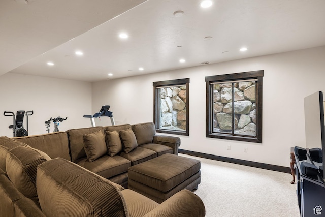 1765 E Kings Peak Cir Unit Cp-21, Heber City, UT 84032 - carpeted living area featuring recessed lighting and baseboards