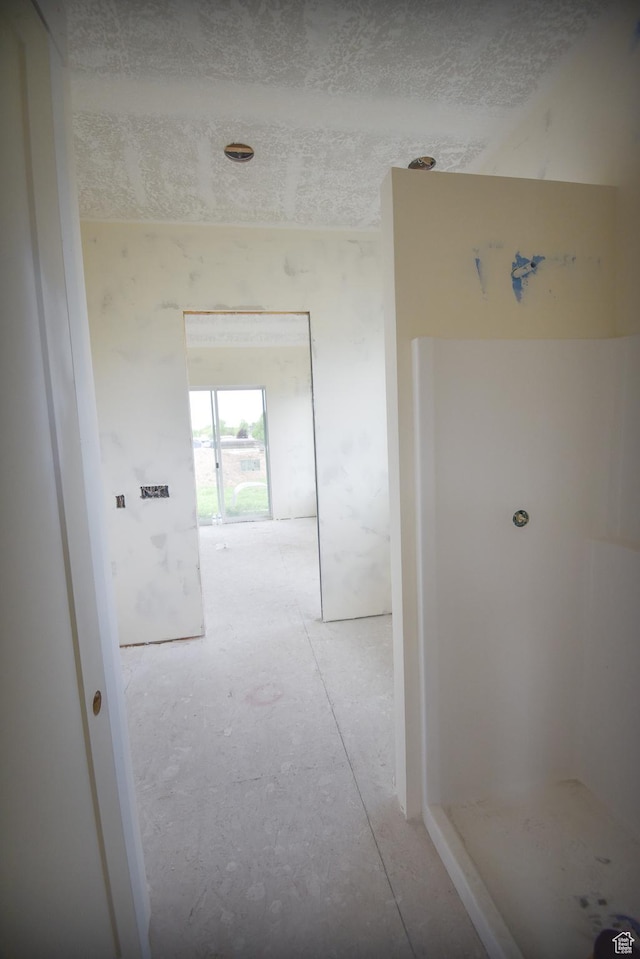 76 W 200 S, Hyde Park, UT 84318 - corridor with a textured ceiling