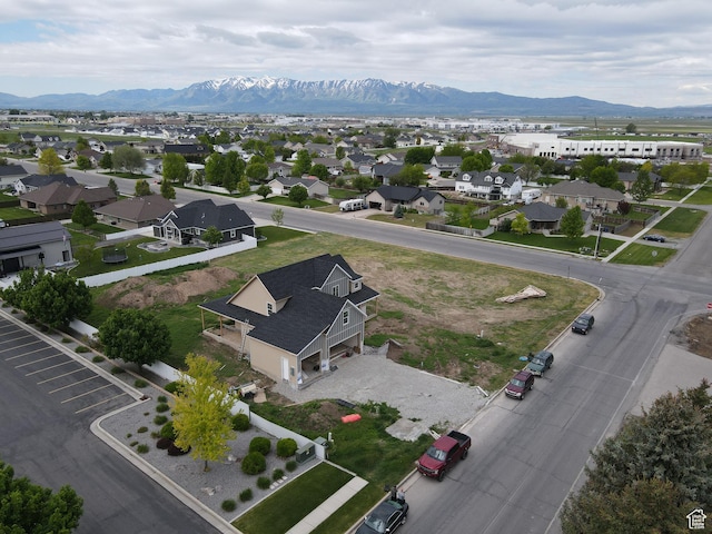 76 W 200 S, Hyde Park, UT 84318 - aerial perspective of suburban area with a mountain backdrop