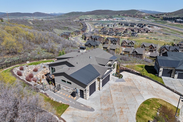 13200 N Alexis Dr, Heber City, UT 84032 - aerial overview of property's location with mountains