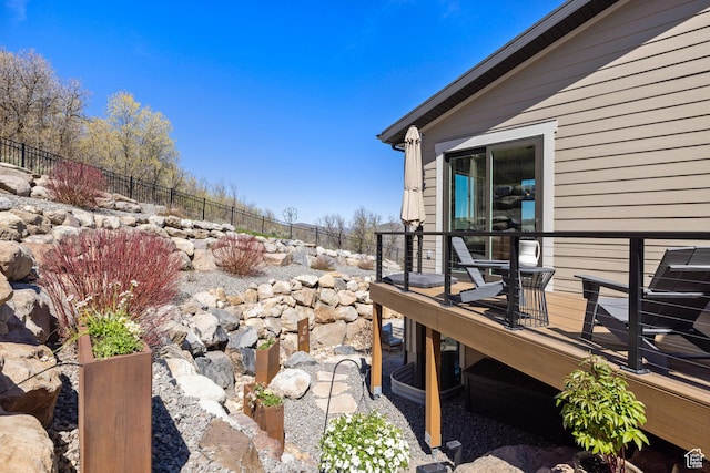 13200 N Alexis Dr, Heber City, UT 84032 - view of wooden terrace