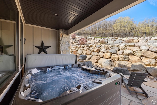 13200 N Alexis Dr, Heber City, UT 84032 - view of patio / terrace featuring a hot tub