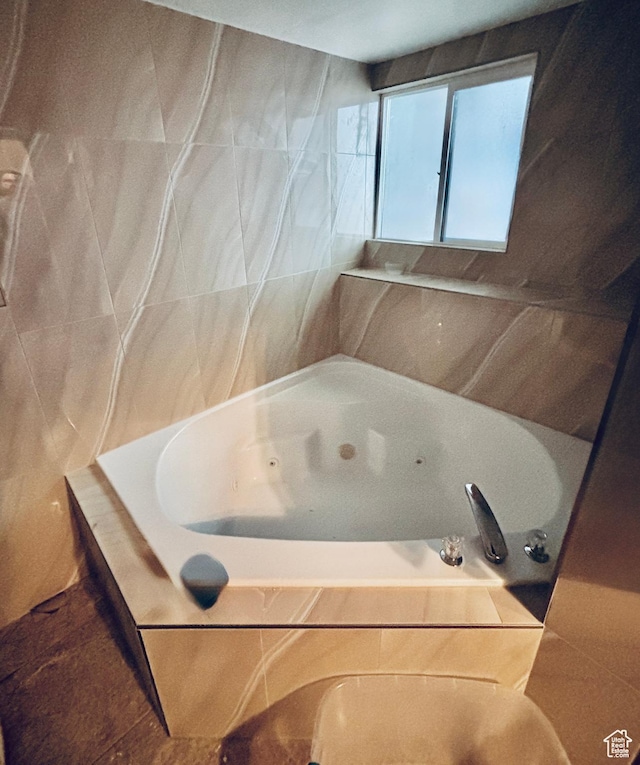 3687 S Highlander St, West Valley City, UT 84128 - full bathroom with a tub with jets