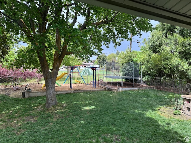 3081 N 100 E, North Ogden, UT 84414 - view of playground with a trampoline