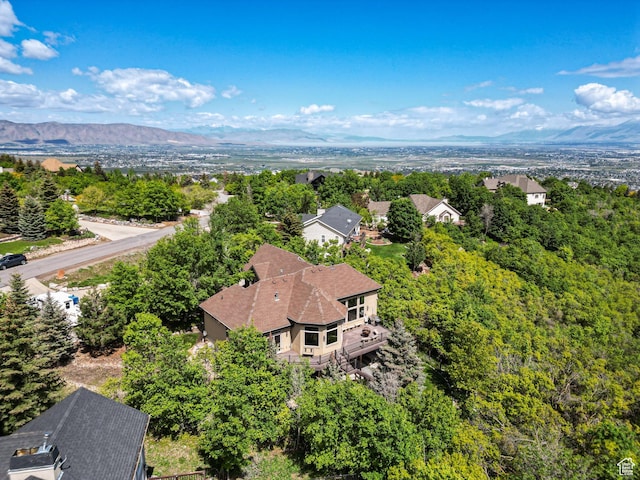 740 S Oak Dr, Woodland Hills, UT 84653 - aerial view of mountains