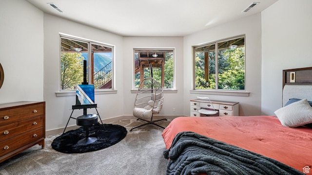 740 S Oak Dr, Woodland Hills, UT 84653 - carpeted bedroom featuring multiple windows and baseboards