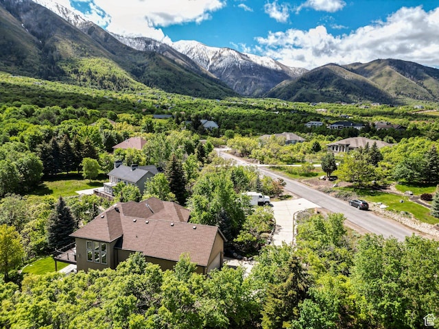 740 S Oak Dr, Woodland Hills, UT 84653 - bird's eye view of a mountain backdrop