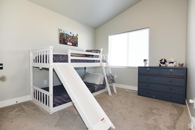 581 W 2030 N Unit 19A, Tooele, UT 84074 - carpeted bedroom with vaulted ceiling and baseboards